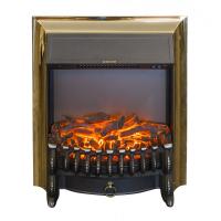 Электрический очаг Fobos Lux Brass Real Flame
