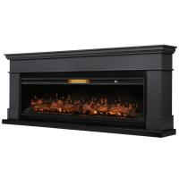 Электрокамин California 60 с очагом Royal Thermo RTFP/P-Aurora 60LS, графит