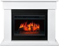 Электрокамин Mozart SFT с очагом Vision 26 EF LED FX от Royal Flame, белый