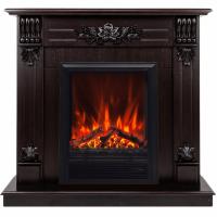 Электрокамин Ottawa с очагом от RealFlame Eugene, венге