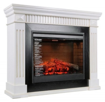 Электрокамин America с очагом Symphonya DF3020-EU, белый дуб с патиной Dimplex