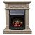 Электрокамин Adelaida WT с очагом от RealFlame Majestic Lux BL S, бежевый