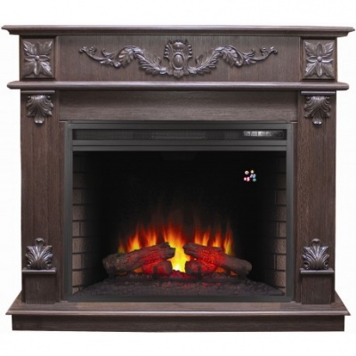 Электрокамин Philadelphia 26 с очагом от RealFlame Epsilon 26, орех