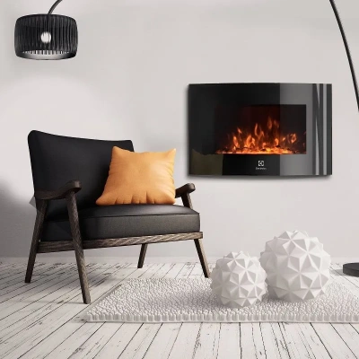 Электрический очаг EFP/W-1200URLS черный Electrolux  