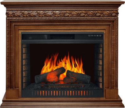 Электрокамин Valletta с очагом от Royal Flame Vision 30 EF LED FX, орех