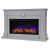  Электрокамин KELLIE 36 GR с очагом от RealFlame Flash 36, серый