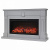 Электрокамин KELLIE 36 GR с очагом от RealFlame Flash 36, серый