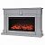  Электрокамин KELLIE 36 GR с очагом от RealFlame Flash 36, серый