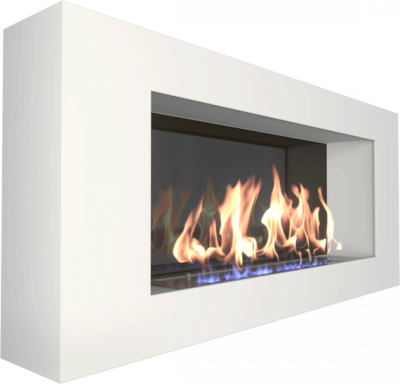 Биокамин настенный Orion 900 белый со стемалитом ZeFire