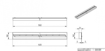 Биоконтейнер прямоугольный 1400 ZeFire