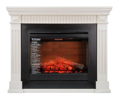 Электрокамин America с очагом Symphonya DF3020-EU, слоновая кость с патиной золото Dimplex