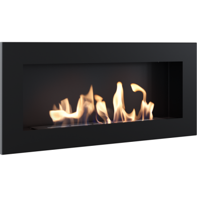 Биокамин встраиваемый DELTA 2 SLIM, черный