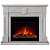 Электрокамин Kellie 26 WT с очагом от RealFlame Moonblaze, белый камень