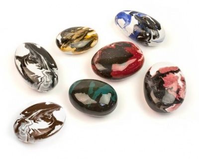 Камни керамические цветные 14 шт