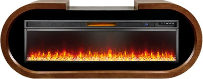 Электрокамин Soho с очагом Vision 60 LED Royal Flame, орех