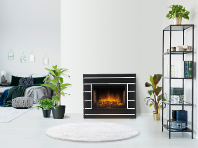 Электрокамин Moderno с очагом Electrolux EFP/P - 3020LS, черный дуб