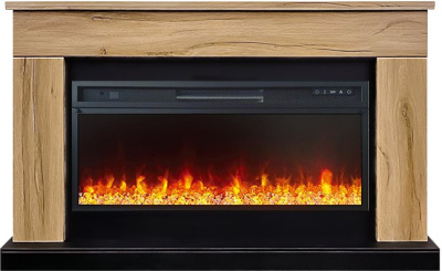 Электрокамин Bergen с очагом Vision 42 LED от Royal Flame, дуб галифакс