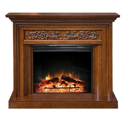 Электрокамин Nottingham с очагом Jupiter FX New Royal Flame, орех