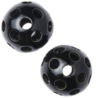 ШАРЫ ЧЕРНЫЕ С ОДИНАКОВЫМИ ОТВЕРСТИЯМИ - 2 ШТ.