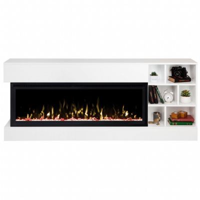 Электрокамин Dixon 50 с очагом RealFlame Saphir 50, белый