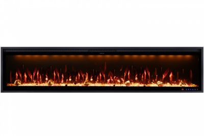 Широкоформатный очаг Mercury 74 LED RF Royal Flame