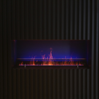 Электрический паровой очаг Schones Feuer 3D FireLine 600 Blue (с эффектом cинего пламени)