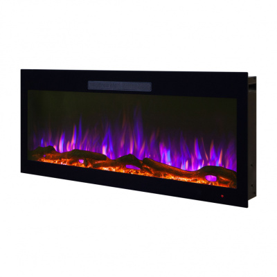 Электроочаг RealFlame Diamond 42, с муляжом дров и кристаллами