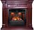 Каминокомплект Luxemburg с очаг Design B800RF 3D Royal Flame, темная вишня