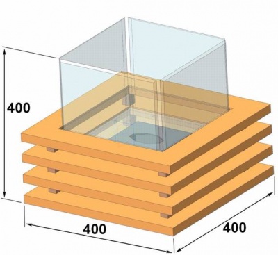 БИОКАМИН IMPULSE C ПОДСВЕТКОЙ LED ZeFire