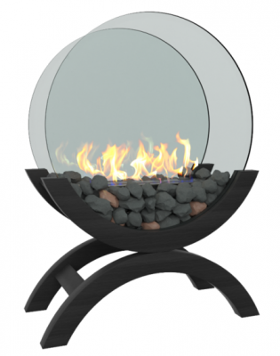 БИОКАМИН IRIS черный ZeFire