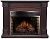 Электрокамин Boston с очагом Dioramic 28 LED FX от Royal Flame, темный дб